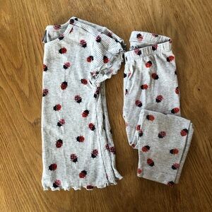 Old Navy ladybug leggings tshirt set 2T